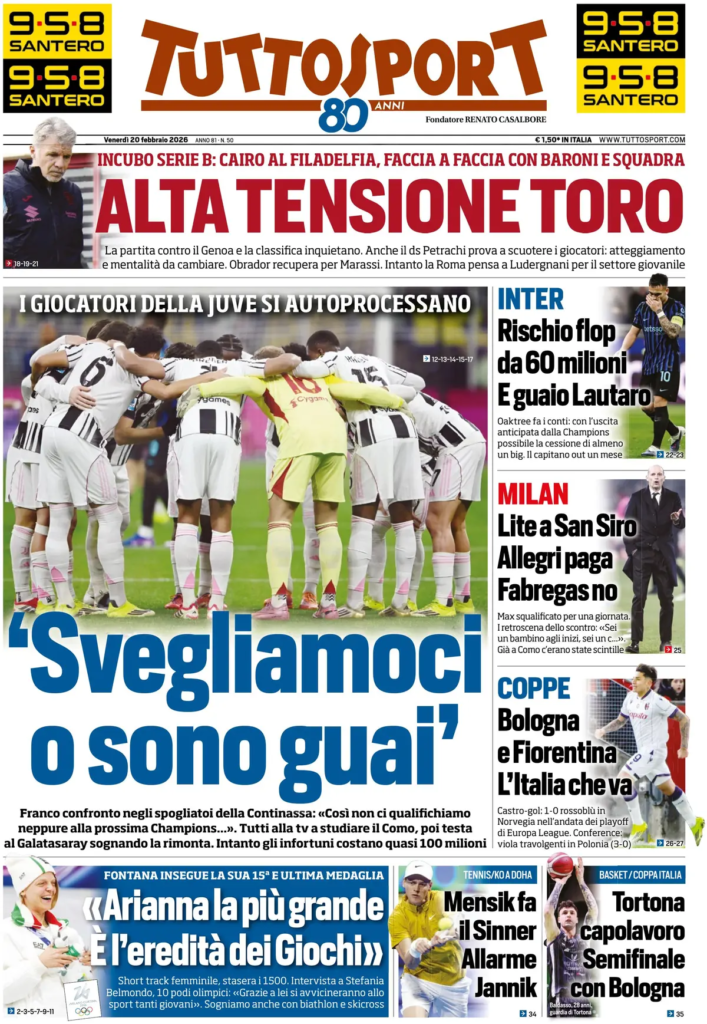 Rassegna stampa Lazio: prime pagine quotidiani sportivi - 20 febbraio 2026 24 image 29