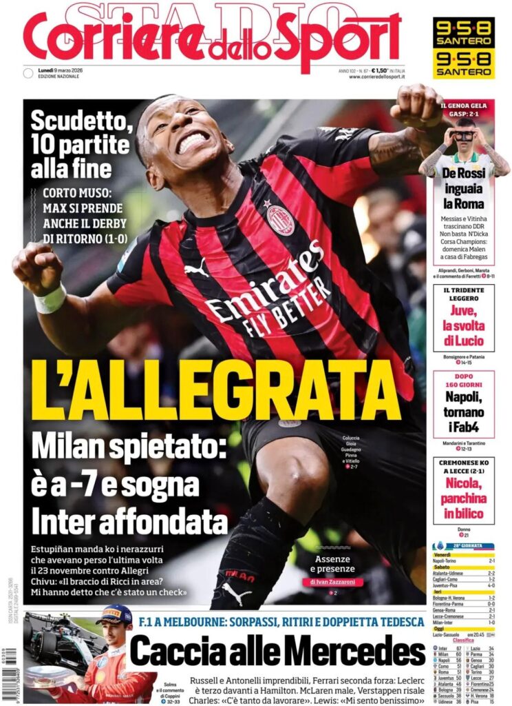 Rassegna stampa Lazio: prime pagine quotidiani sportivi - 9 marzo 2026 23 WhatsApp Image 2026 03 09 at 06.45.26