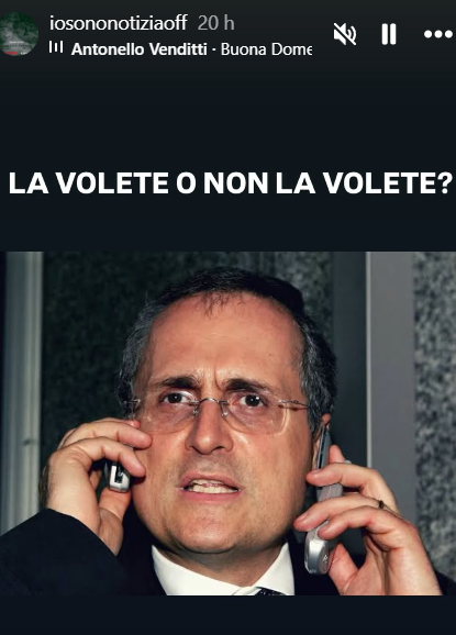 Corona annuncia un puntata su Lotito: la rivelazione - FOTO 22 coro