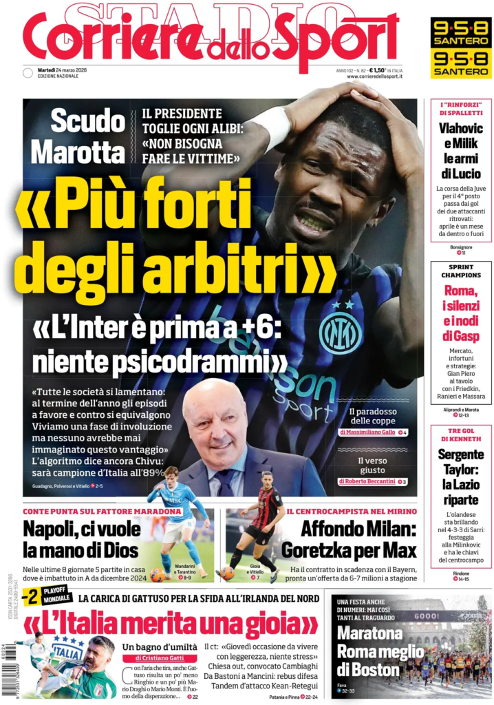 Rassegna stampa Lazio: prime pagine quotidiani sportivi - 24 marzo 2026 23 image 22