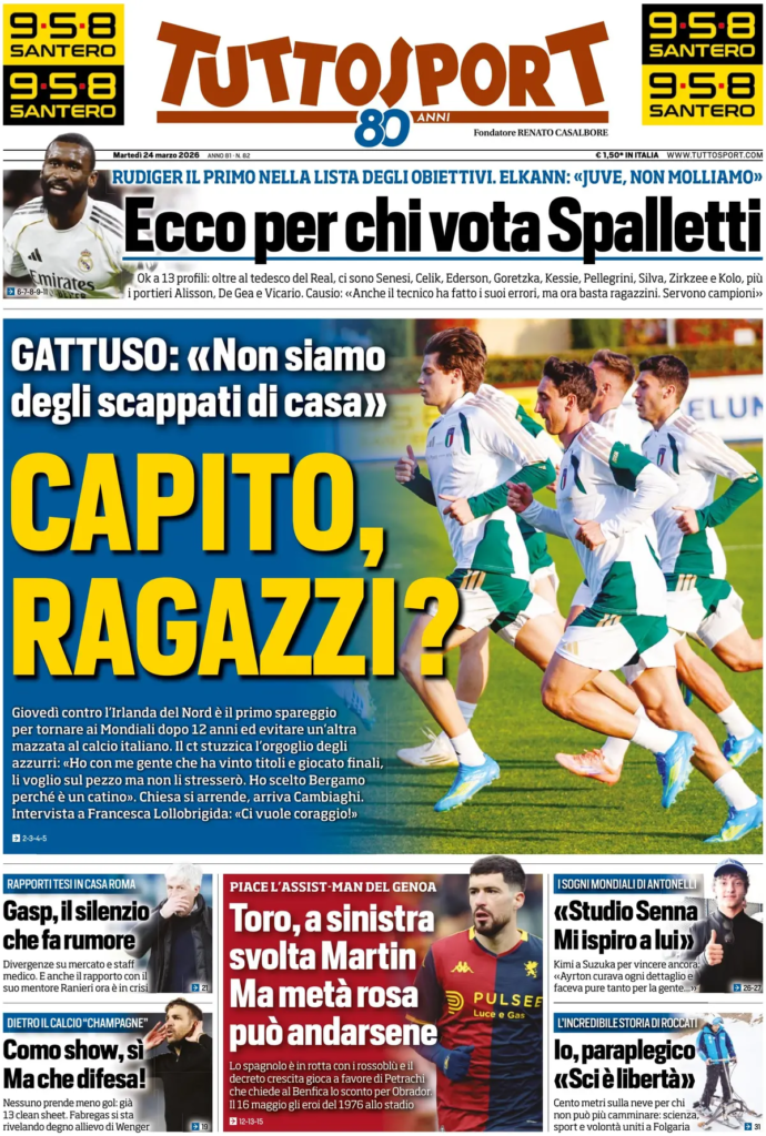 Rassegna stampa Lazio: prime pagine quotidiani sportivi - 24 marzo 2026 24 image 23