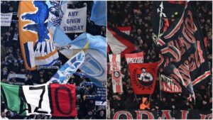 Lazio Milan con un Olimpico in festa, i milanisti non ci stanno e attaccano i laziali: «Sembra abbiano vinto la Champions»