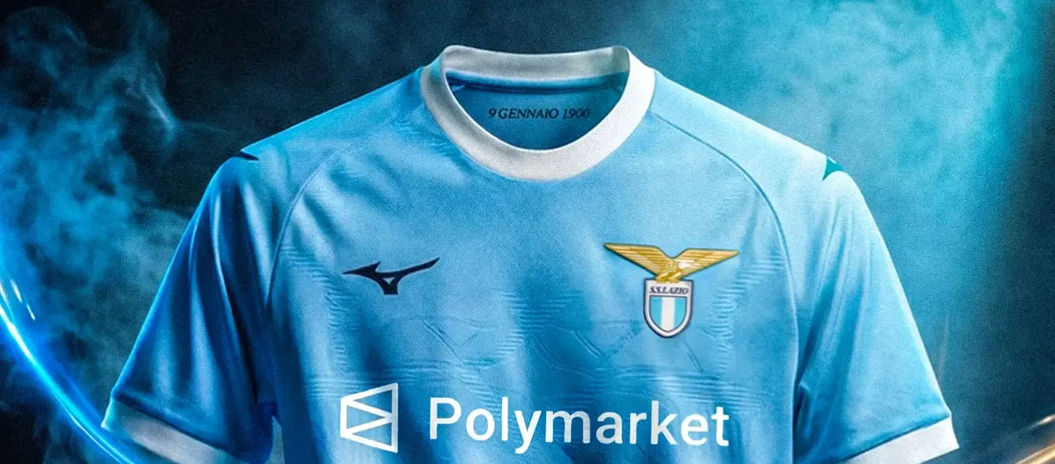 Lazio, è ufficiale! Polymarket è il nuovo main sponsor. La nota della società 21 edited immagine polymarket png jpeg 1 e1776517225623