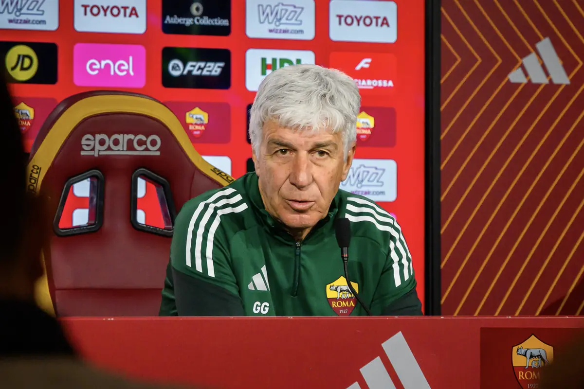 Conferenza stampa Gasperini: «Mi aspetto una Lazio che faccia una partita vera! Noi abbiamo ambizioni più forti» 21 Gasperini 2 calcionews24.com 16042026