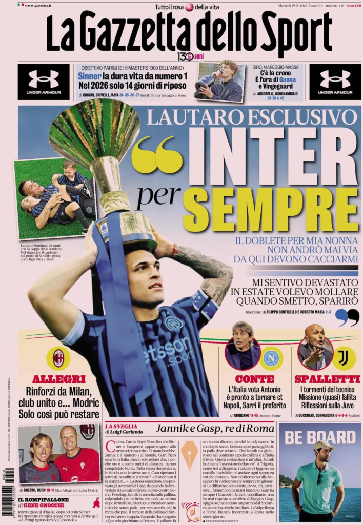 Rassegna stampa Lazio: prime pagine quotidiani sportivi - 19 maggio 2026 22 image 16