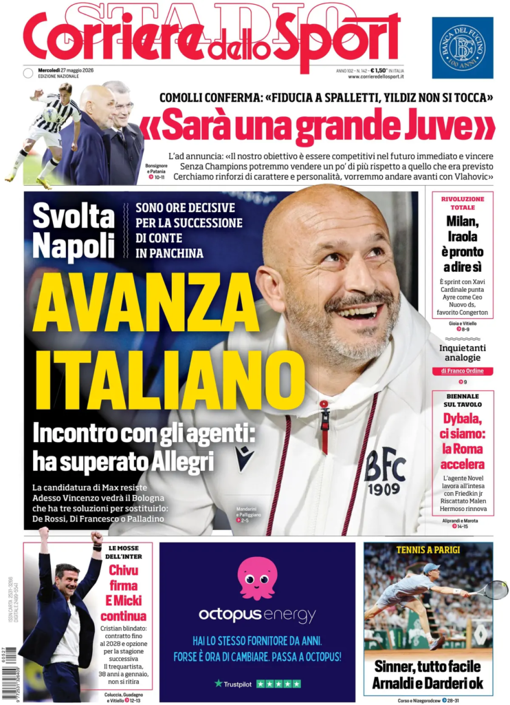 Le prime pagine dei principali quotidiani sportivi – 27 maggio 23 image 22