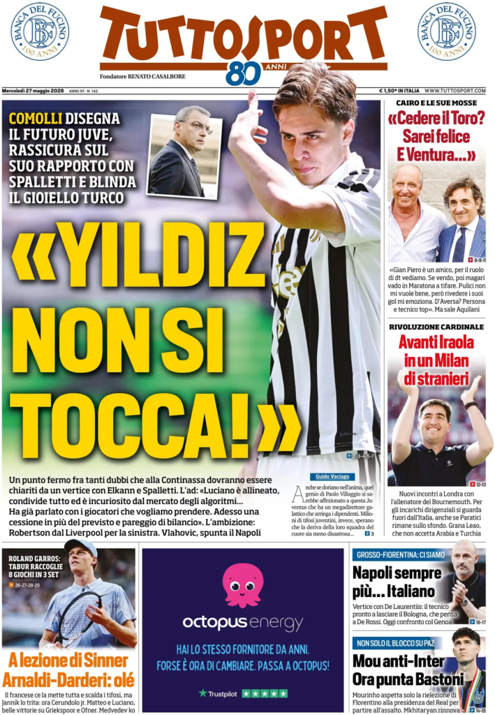 Le prime pagine dei principali quotidiani sportivi – 27 maggio 24 image 24