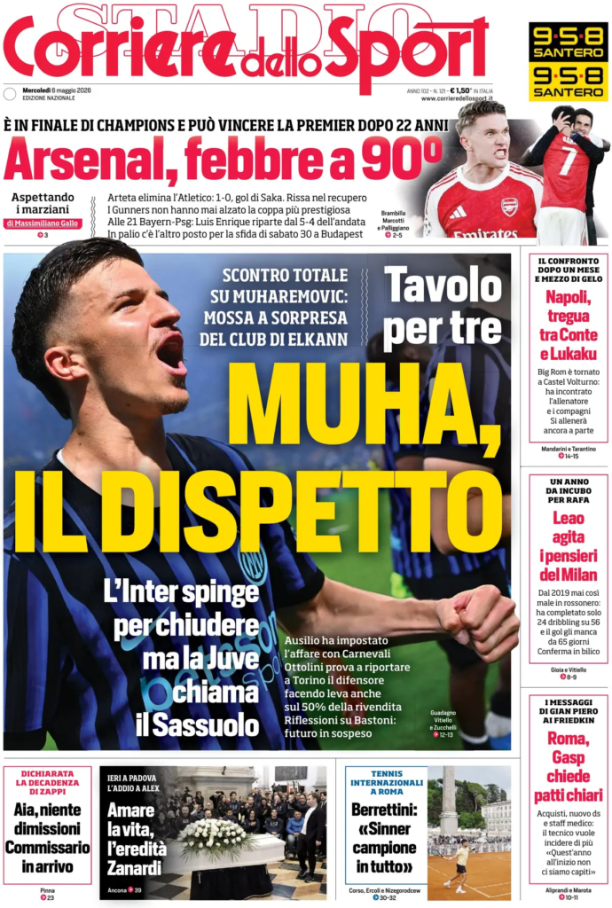 Le prime pagine dei principali quotidiani sportivi – 6 maggio 23 image 4