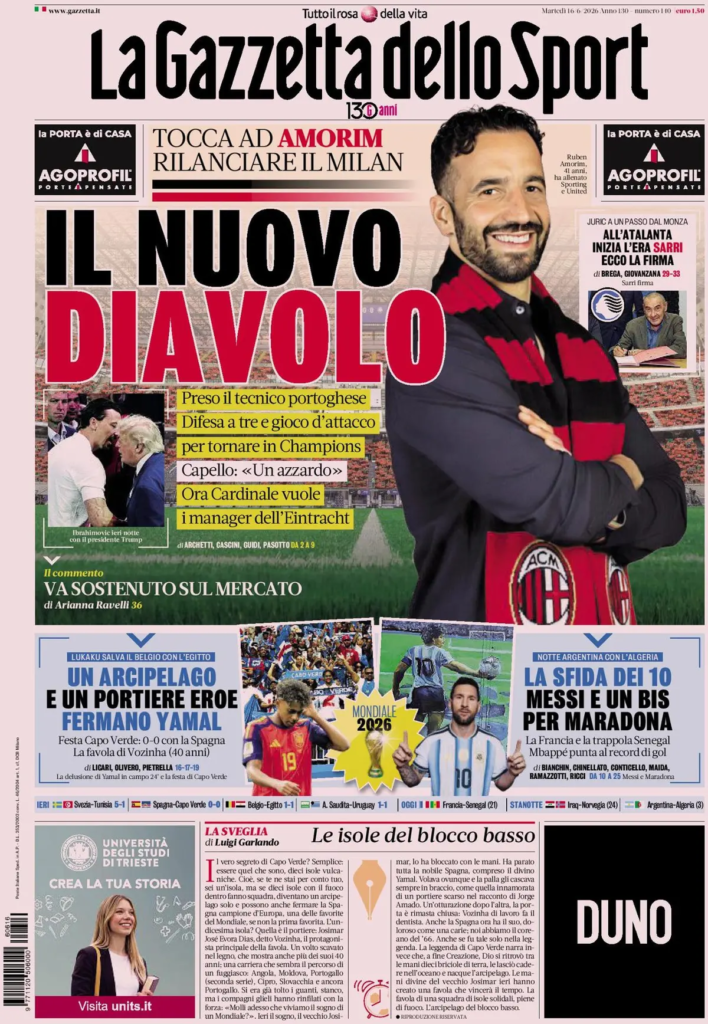 Le prime pagine dei principali quotidiani sportivi – 16 giugno 23 image 15