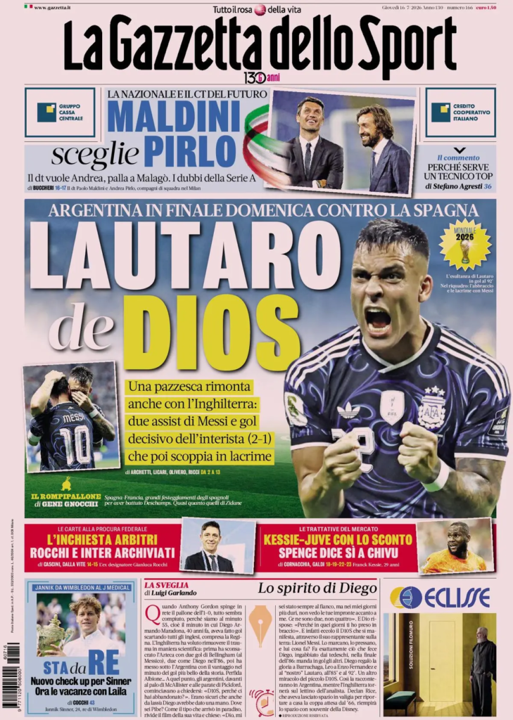 Le prime pagine dei principali quotidiani sportivi – 16 luglio 22 image 19