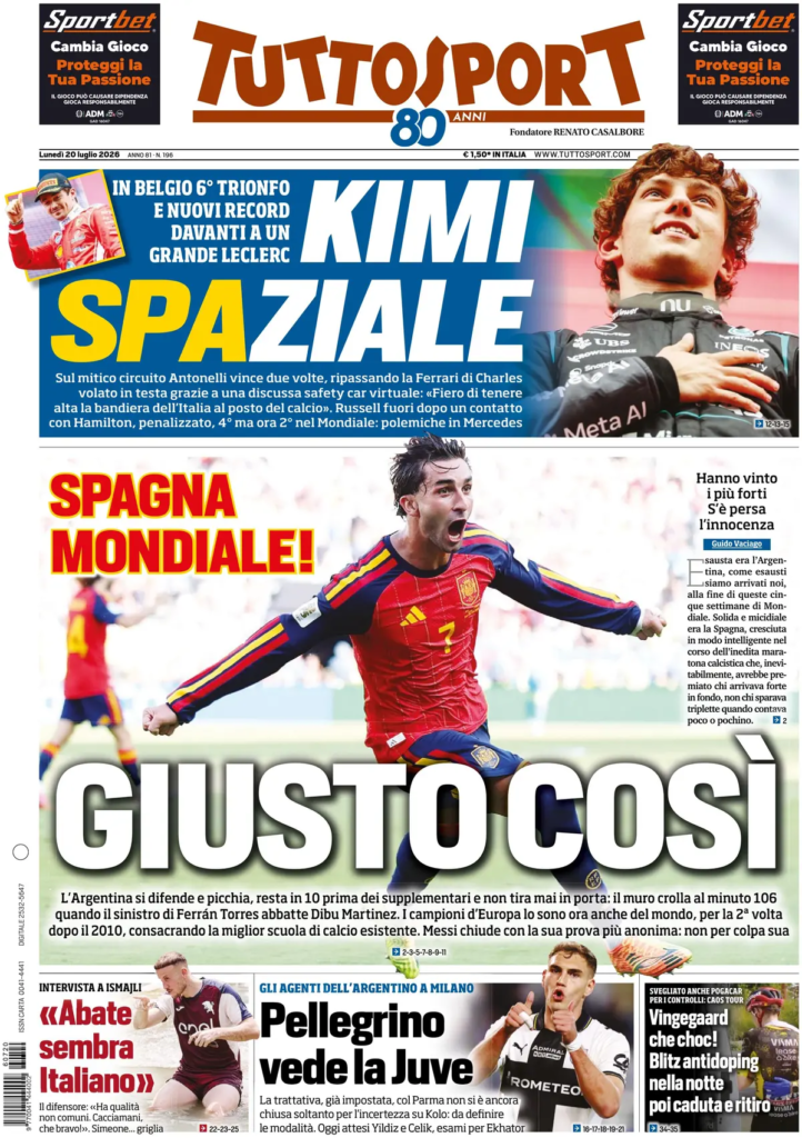 Rassegna stampa Lazio: prime pagine quotidiani sportivi - 20 luglio 2026 24 image 26