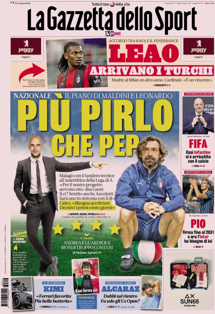 Le prime pagine dei principali quotidiani sportivi – 24 luglio 22 image 28