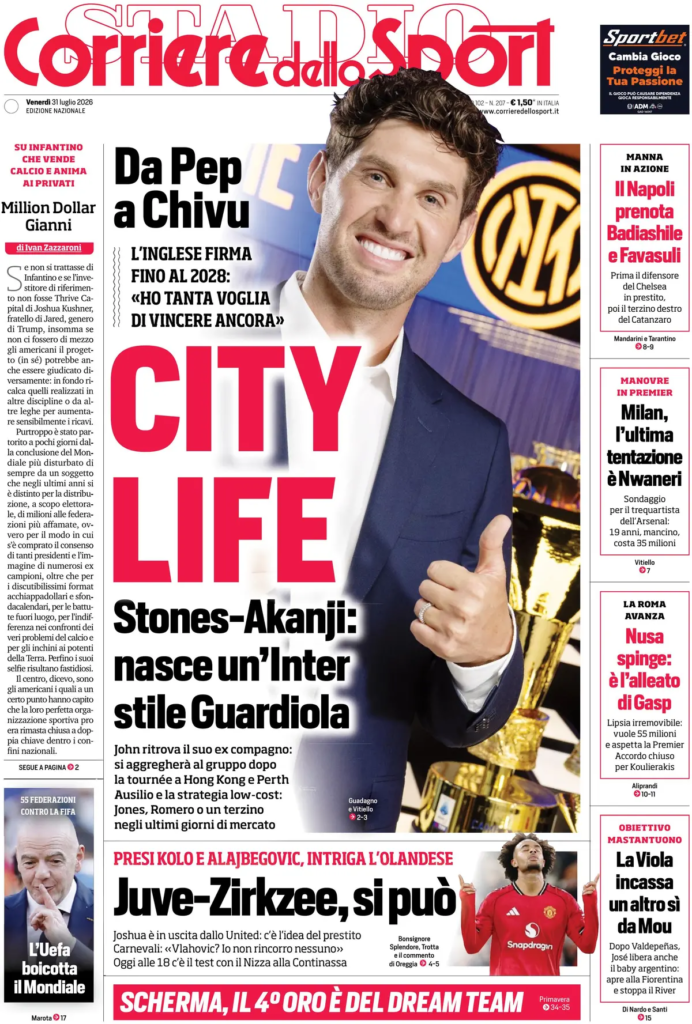 Le prime pagine dei principali quotidiani sportivi – 31 luglio 23 image 37
