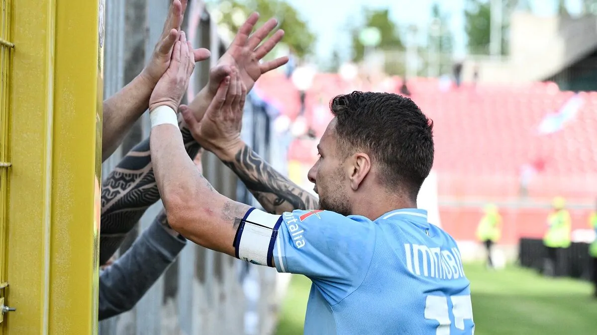 L'addio di Immobile: «Ho preso una decisione difficile, ma voglio stare vicino alla mia famiglia» 21 esult gol Immobile MG2 8446 e1714840645450