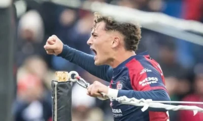 Esposito verso la Lazio? La proposta di Giuffredi fa riflettere ma ancora nessuna apertura: il punto 22 esultanza esposito cagliari