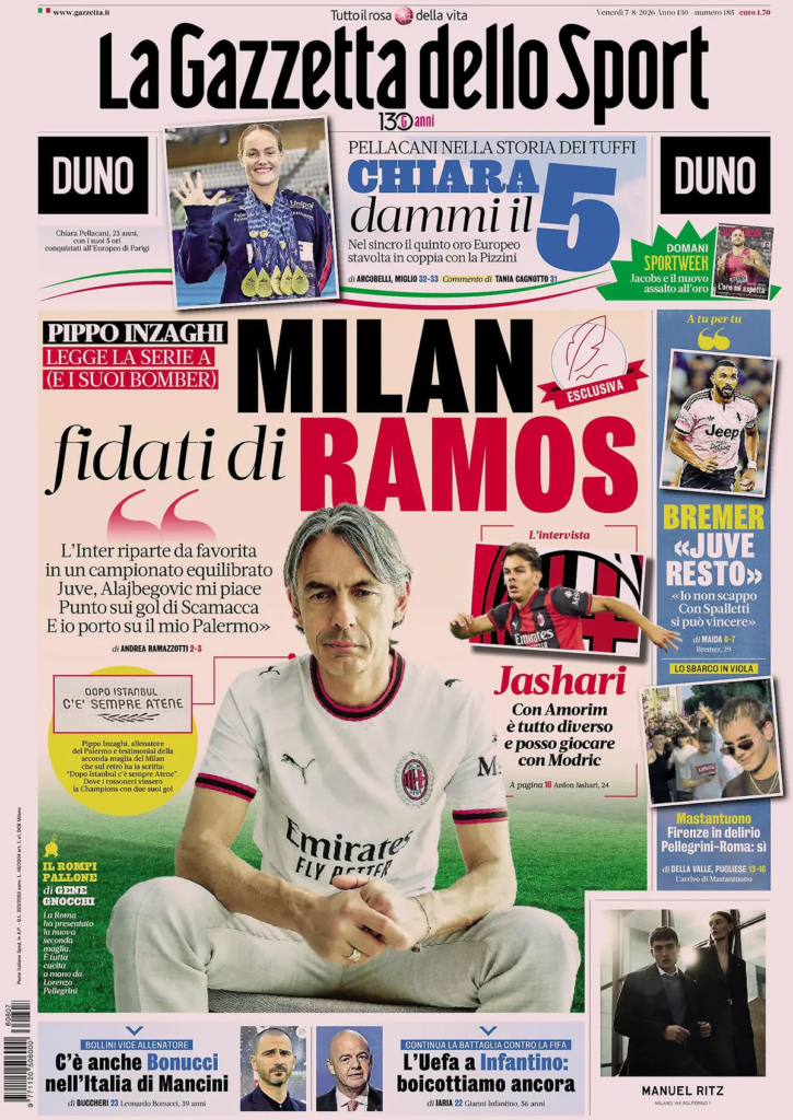 Le prime pagine dei principali quotidiani sportivi – 7 agosto 22 image 14