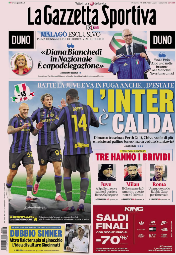 Rassegna stampa Lazio: prime pagine quotidiani sportivi - 9 agosto 2026 22 image 19