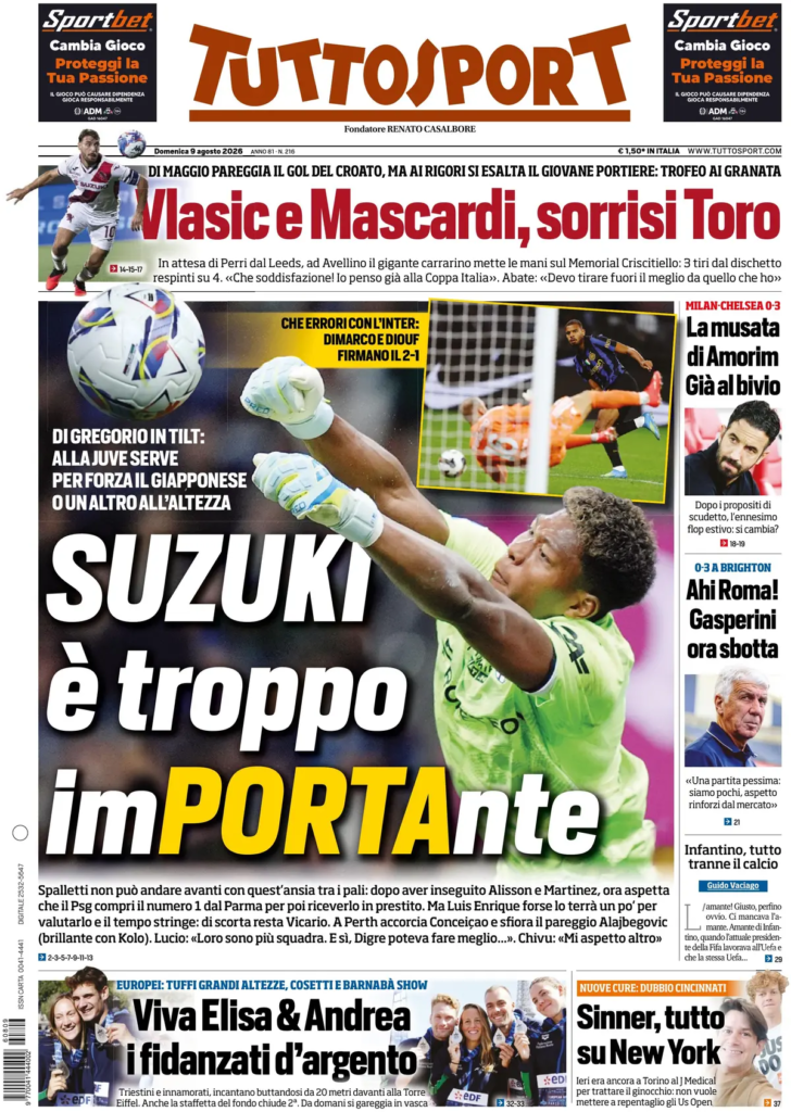 Rassegna stampa Lazio: prime pagine quotidiani sportivi - 9 agosto 2026 24 image 22