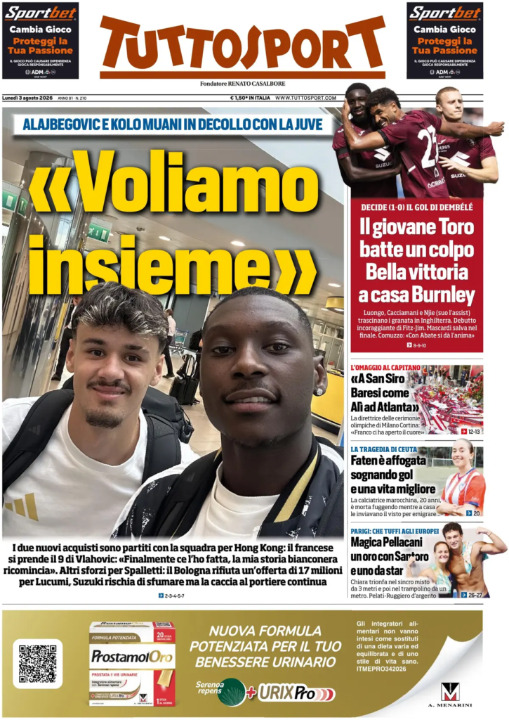 Rassegna stampa Lazio: prime pagine quotidiani sportivi - 3° agosto 2026 24 image 9