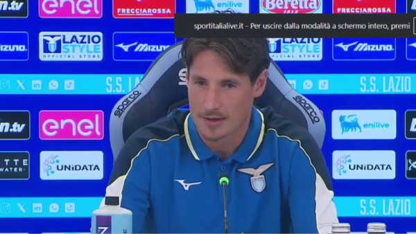Conferenza stampa Pinamonti Lazio