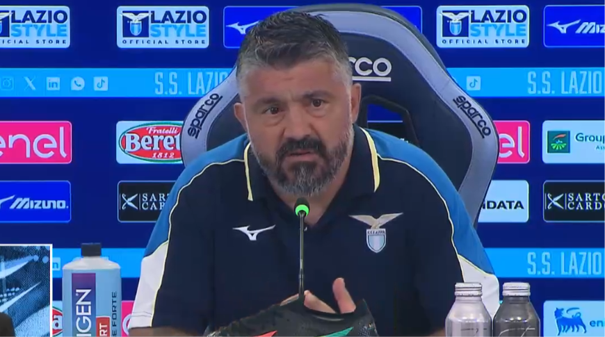Conferenza stampa Gattuso Lazio