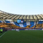 Lazio coreografia tifosi stadio olimpico roma