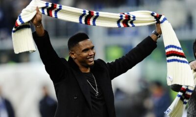 etoo presentazione sampdoria gennaio 2015 ifa