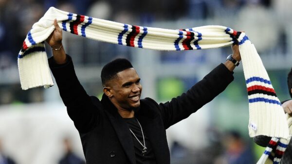 etoo presentazione sampdoria gennaio 2015 ifa