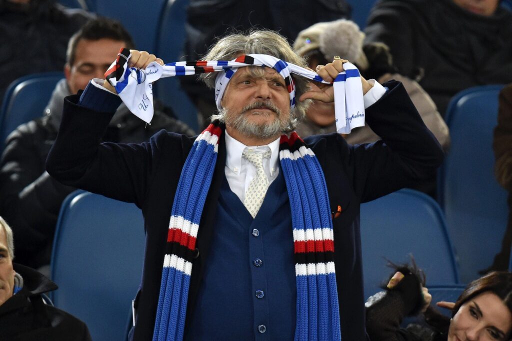 Ferrero: «Ripresa? Una follia! Lotito lo amo, è un uomo intelligente» 1 ferrero tribuna sampdoria gennaio 2015 ifa