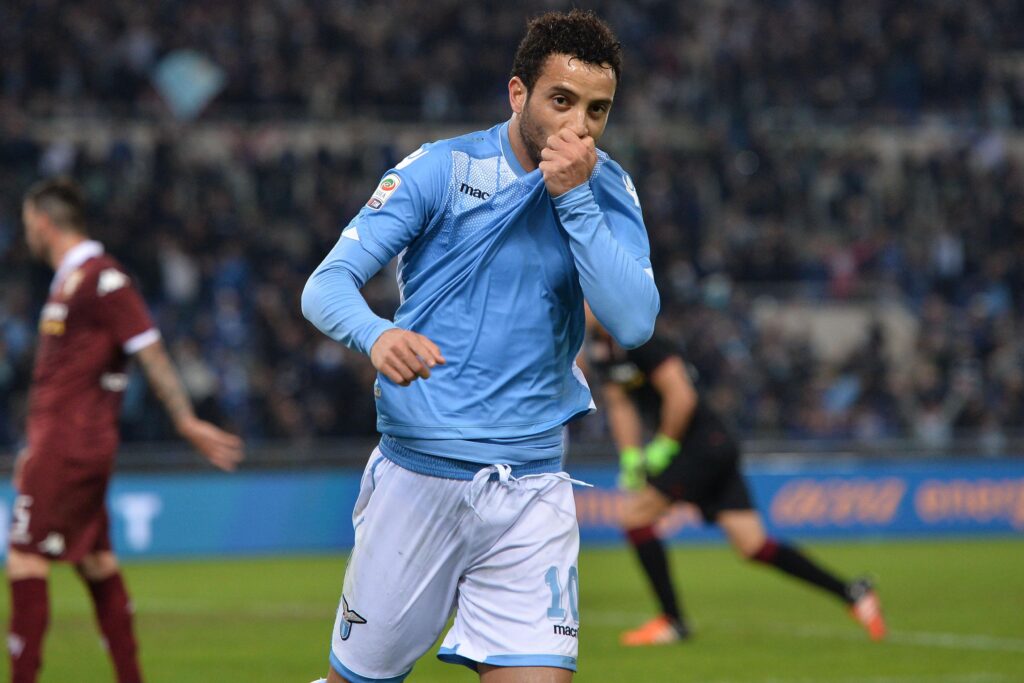 Felipe Anderson al break: «Stiamo giocando bene, ma dobbiamo trovare il secondo gol» 1 anderson felipe esulta lazio ottobre 2015 ifa
