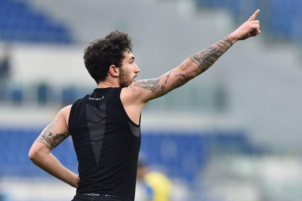 Italia, Under 21: Cataldi convocato da Di Biagio per l'amichevole contro la Francia 1 cataldi esulta lazio gennaio 2016 ifa