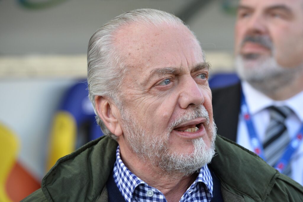 De Laurentiis: «Non parlo di scudetto per scaramanzia, su Maradona...» 1 de laurentiis