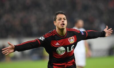 hernandez esulta bayer leverkusen champions league ottobre 2015 ifa