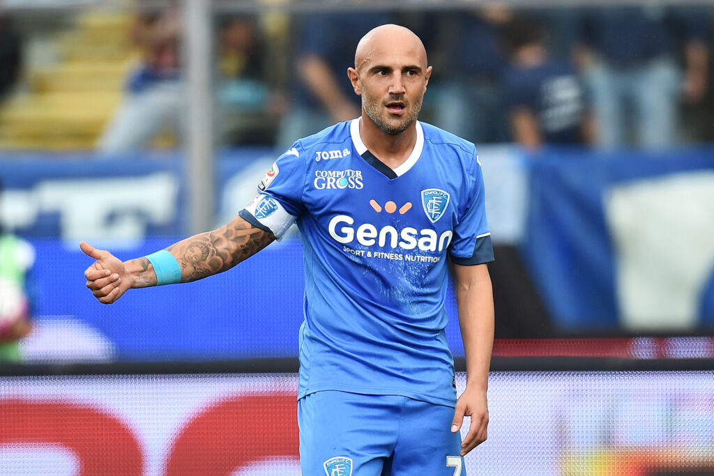 Maccarone: «Sono veramente FELICE che mister Baroni abbia avuto la chance di essere alla Lazio» 1 maccarone esulta empoli ottobre 2015 ifa