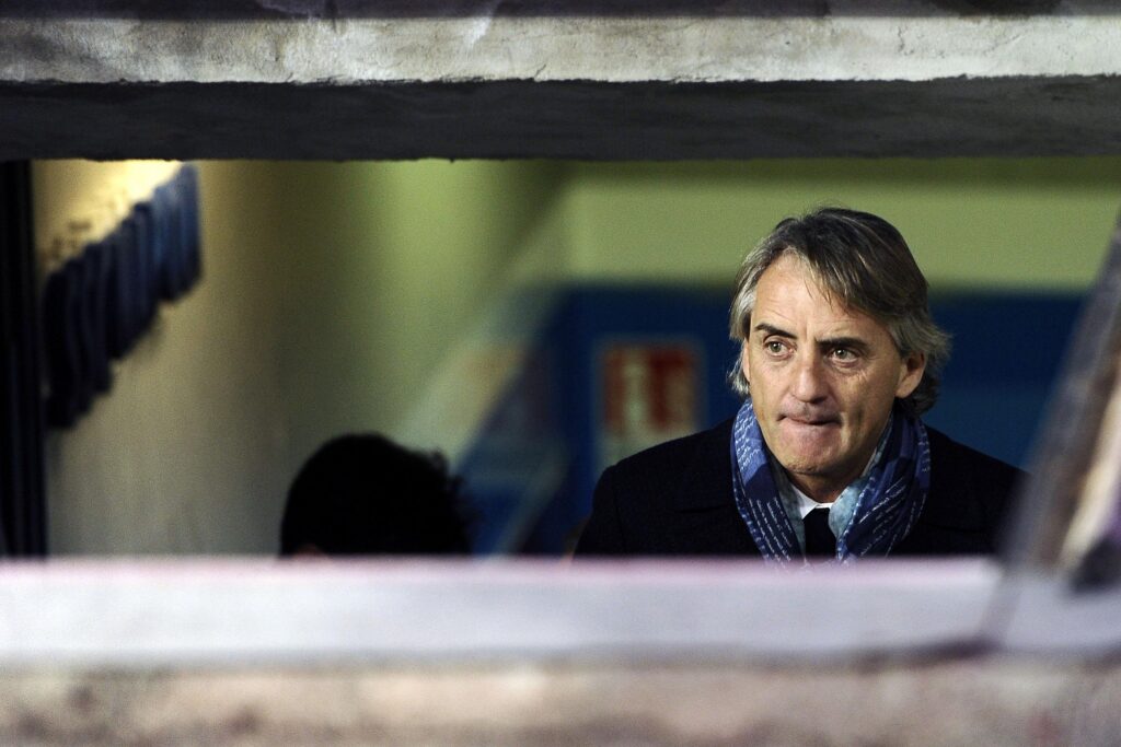 Mancini allenatore della Nazionale? Il tecnico nerazzurro su Lotito: "Non c'entra niente con la Federazione" 1 mancini bis inter gennaio 2016 ifa