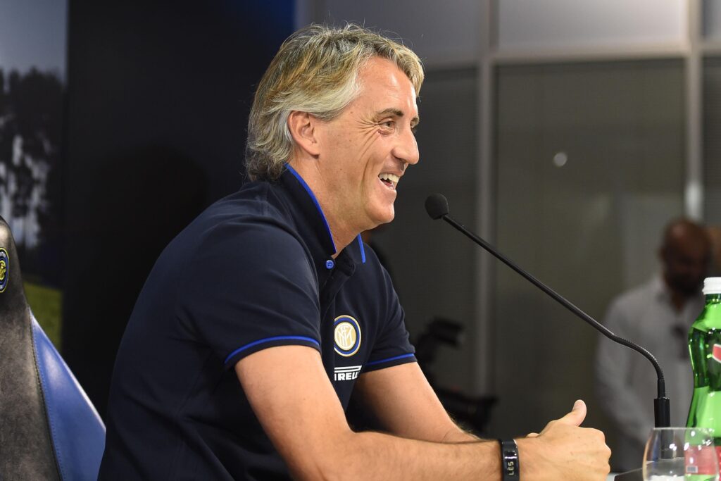 Mancini: "Complimenti a Simone Inzaghi, sono contento per il suo momento" 1 mancini inter conferenza bis luglio 2015 ifa