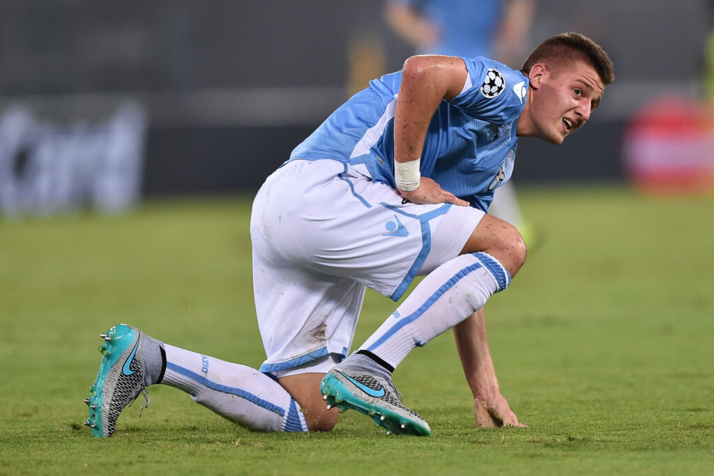 FORMELLO - Inzaghi sorride: Radu ok, Milinkovic migliora. E Biglia punta il Sassuolo 1 milinkovic savic disteso lazio champions league agosto 2015 ifa
