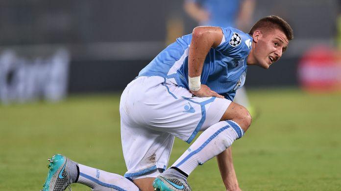 milinkovic-savic-disteso-lazio-champions-league-agosto-2015-ifa pagelle quotidiani