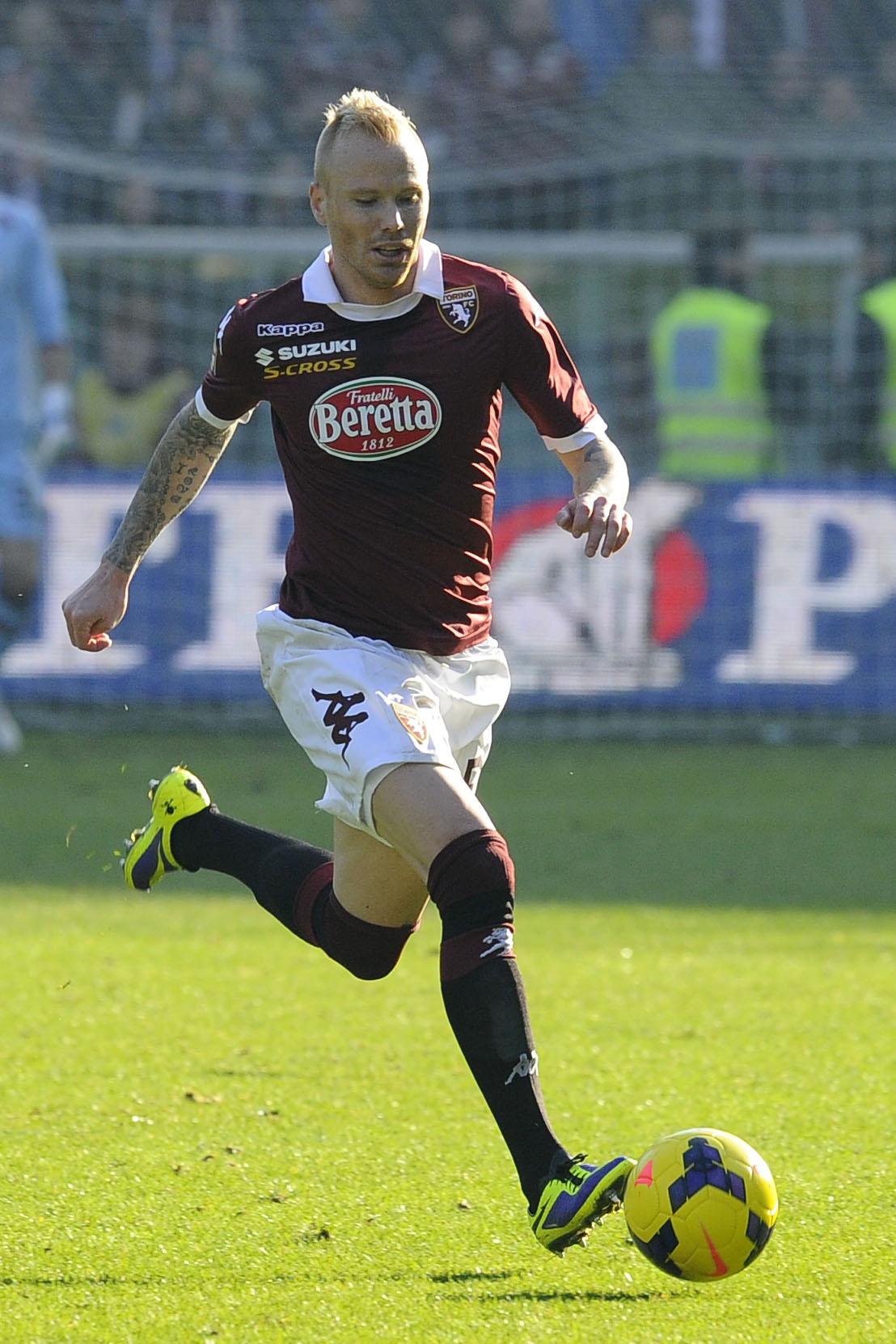 La Lazio torna su Farnerud, ma sarà duello con l'Inter 21 farnerud azione torino gennaio 2014 ifa