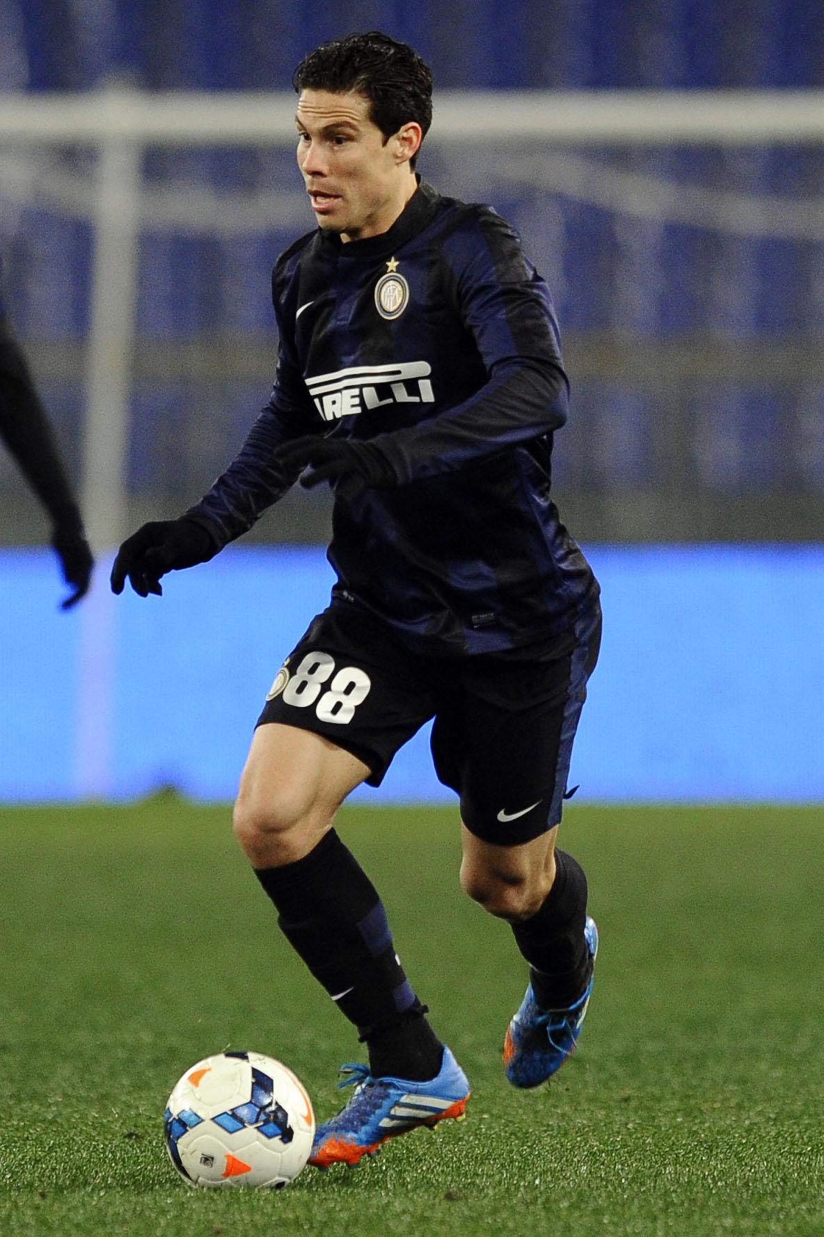 Hernanes torna sul gol alla Lazio: "Avevo già deciso di non esultare, ma è stato un gol importante" 21 hernanes azione inter marzo 2014 ifa