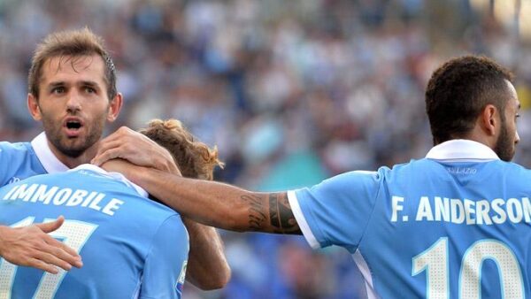 lazio esultanza ottobre 2016