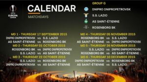 calendario europa league 2015