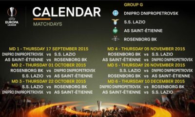 calendario europa league 2015