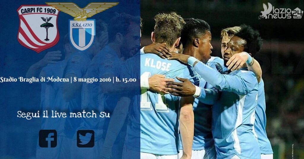 Rivivi la diretta: Carpi-Lazio 1-3 1 carpilazio2016
