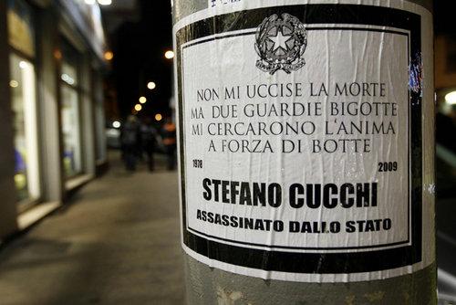 Ilaria Cucchi: "Stefano era un laziale vero" 21 cucchi manifesto