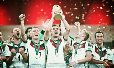 klose lifting the world cup