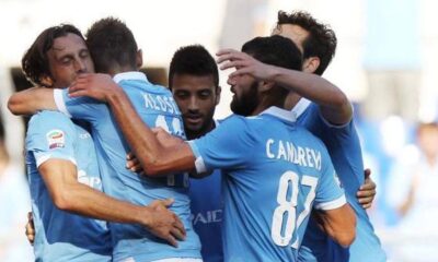 lazio cesena 3 0 esultanza