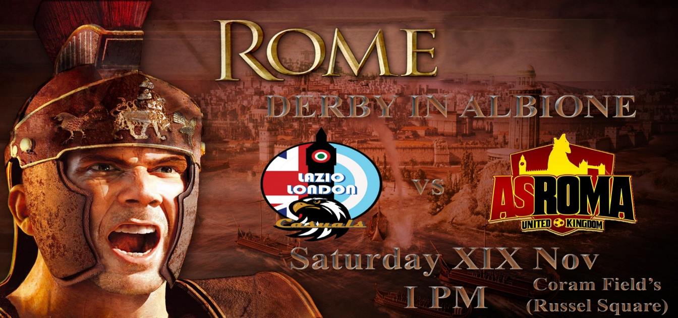 Lazio London, primo derby tra fans club: il 19 novembre sfida contro l'AS Roma Uk 21 lazio london coper derby