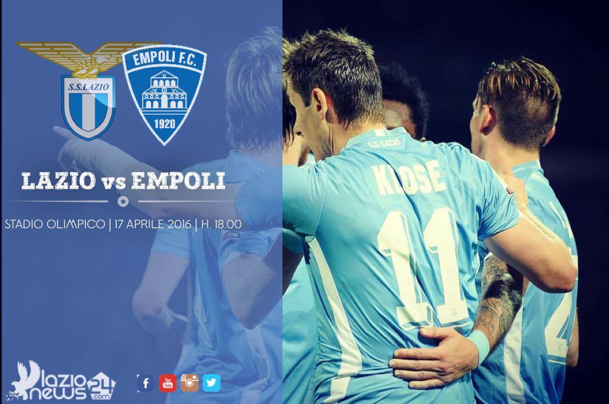 Rivivi la diretta - Lazio-Empoli 2-0 (6' rig. Candreva. 43' Onazi) 21 lazioempoli2016