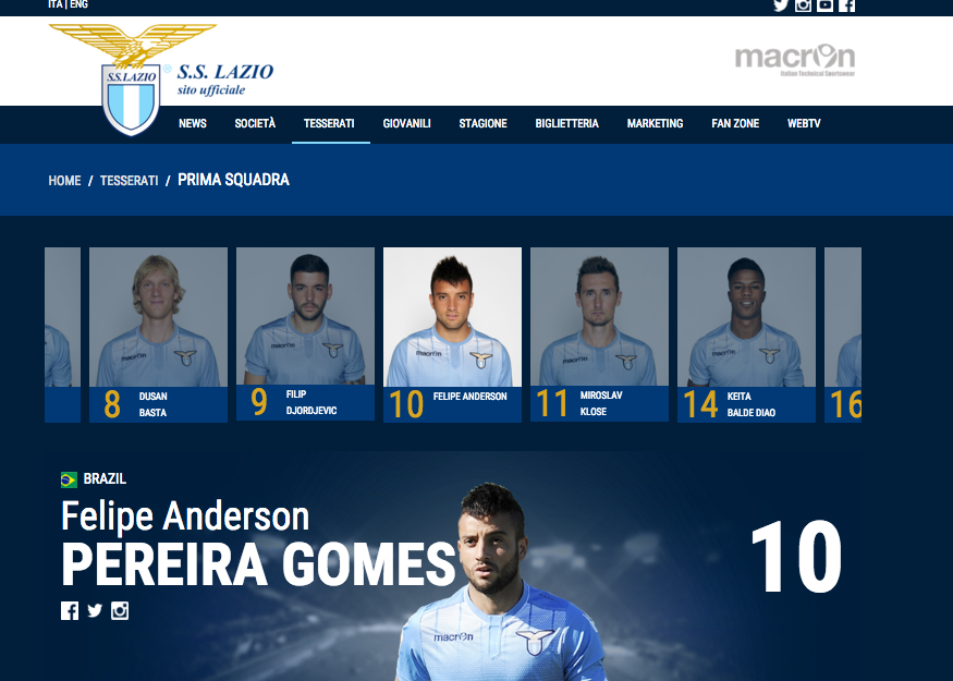 nuovo sito lazio 2015